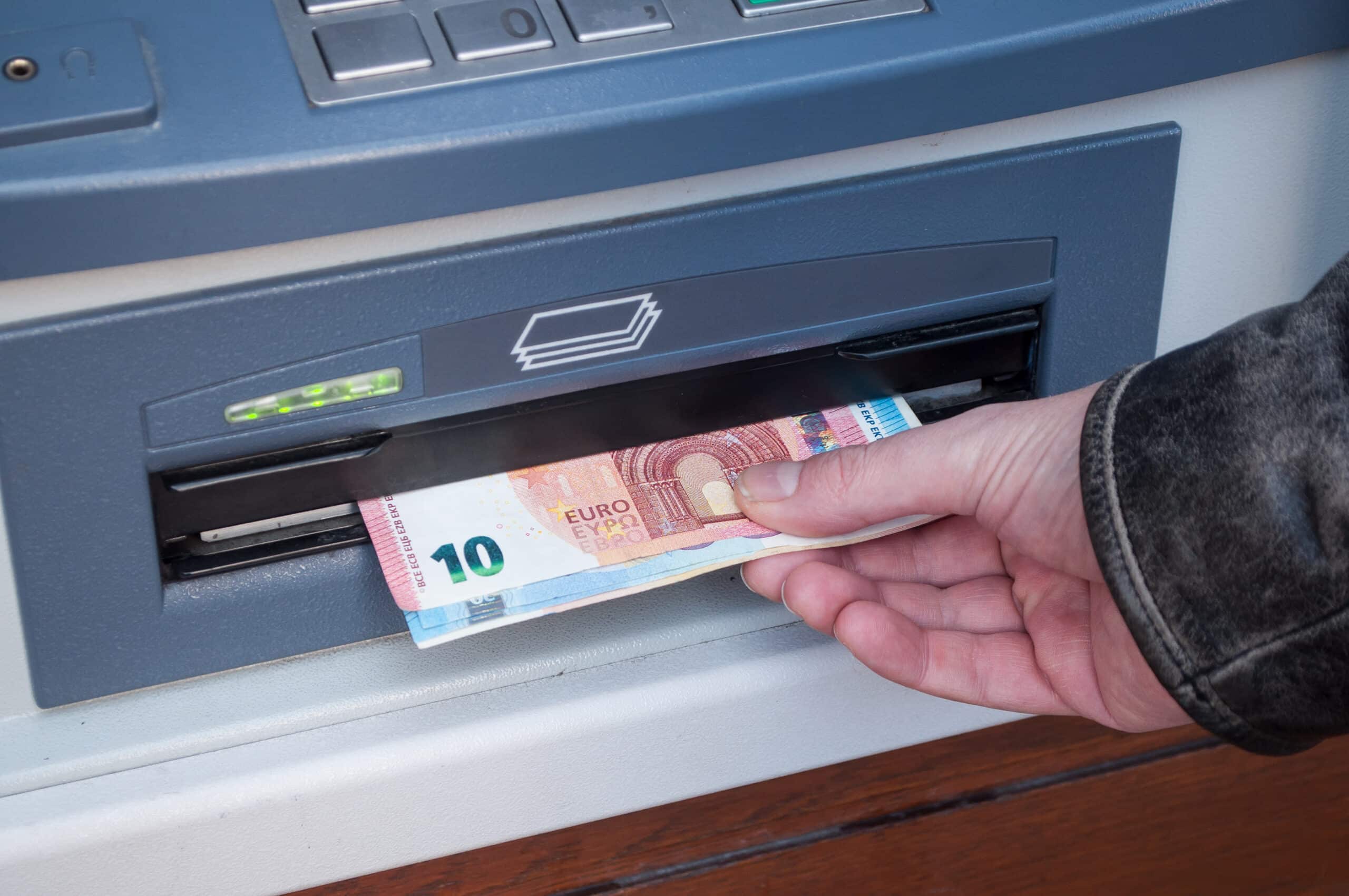 giustificazione sul prelievo presso il distributore automatico